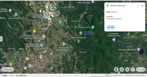 Lot w/in 6km radius