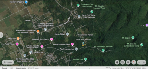 Lot w/in 2km radius