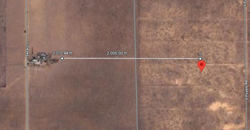 Power 3310 ft from lot