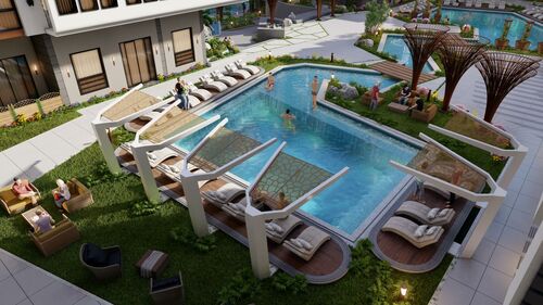 Sun by Pool 