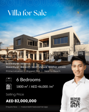 6 bed villa at saadiyat