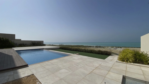 private pool in villa