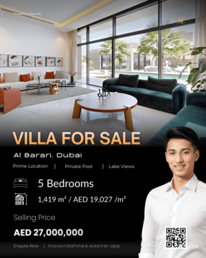 5bed villa for sale dubai