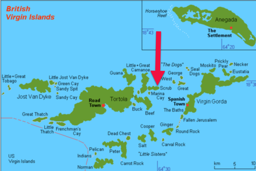 Map of bvi