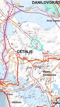 Route of the highway