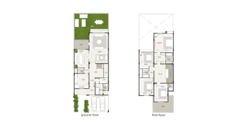 5bhk townhouse floor plan