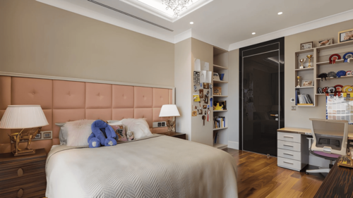 Open plan living area