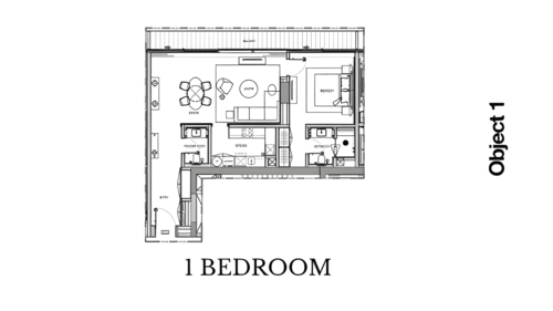A1LA Residences, 1bedroom