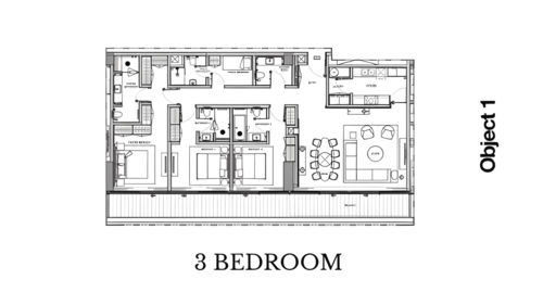 A1LA Residences,2bedrooms