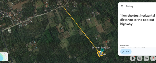 Horizontal line distance 
