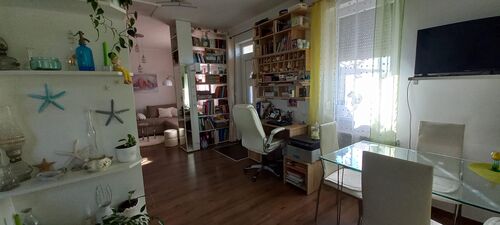 Office and dining area