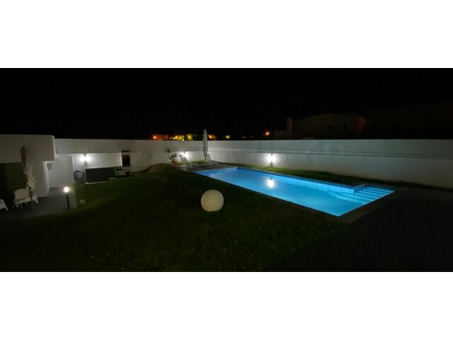 Pool night view 