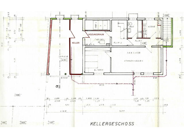 plan of the basement