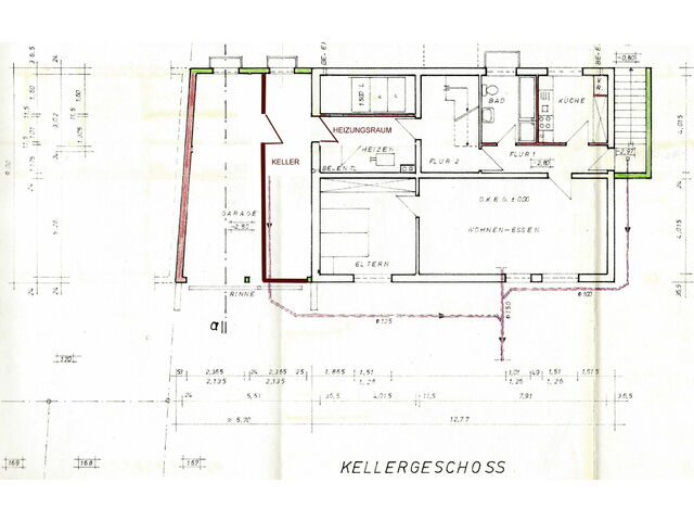 plan of the basement