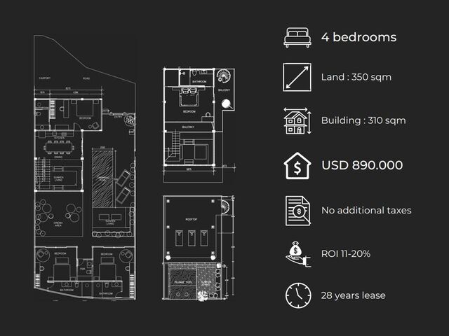 Plan Layout - 4 BR