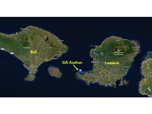 Location to Bali