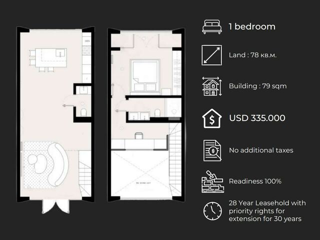 1BD Plan Layout