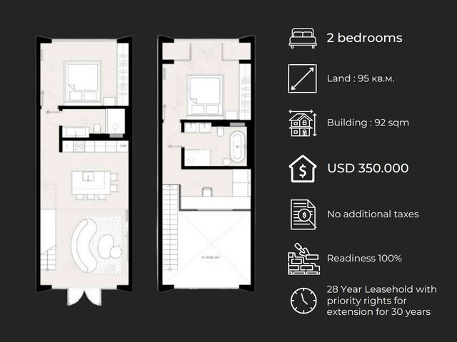 2 Bedroom Layout