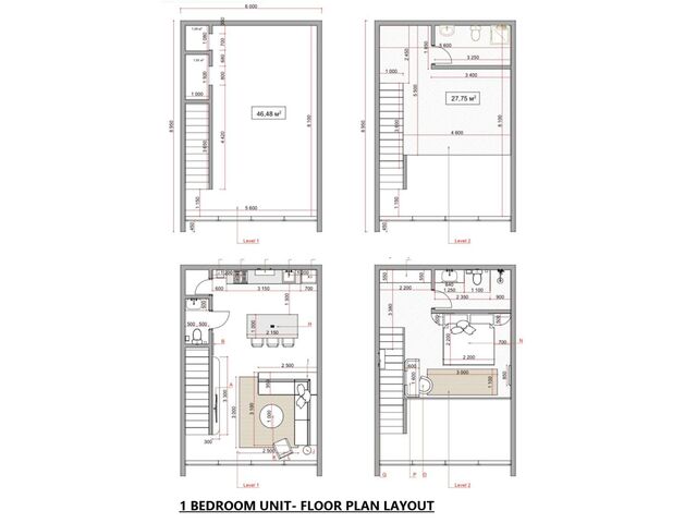 1 Bedroom Unit