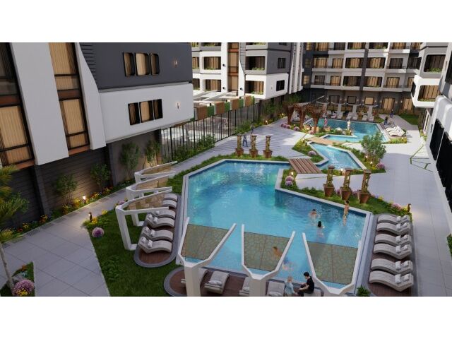 landscape and pools