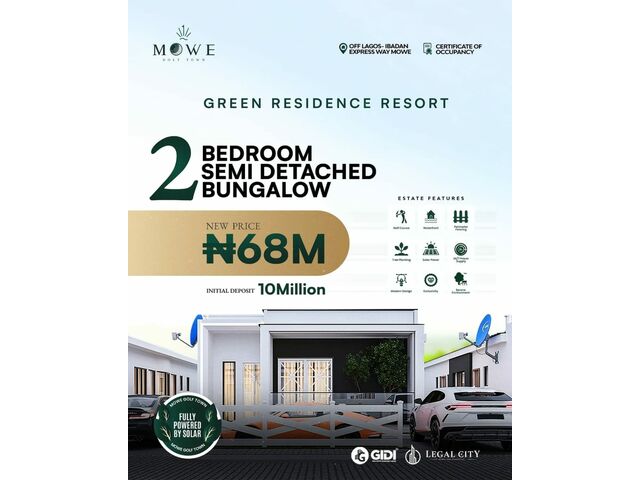 2 bedroom Bungalow