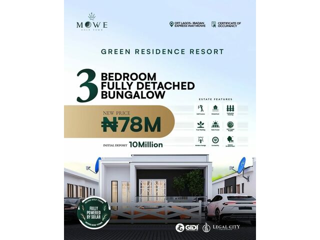 3 bedroom bungalow