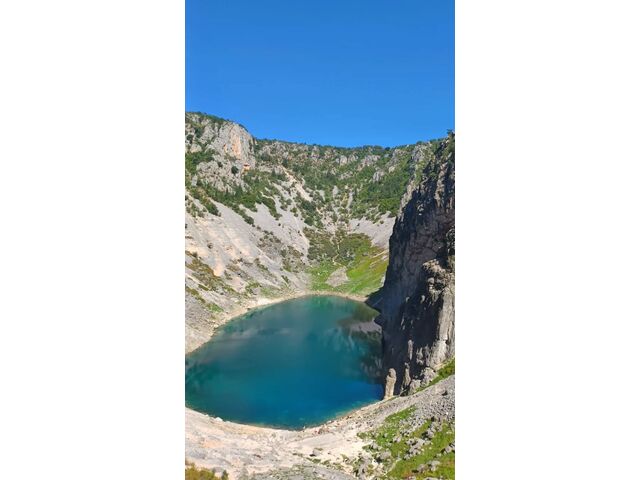 Blue lake