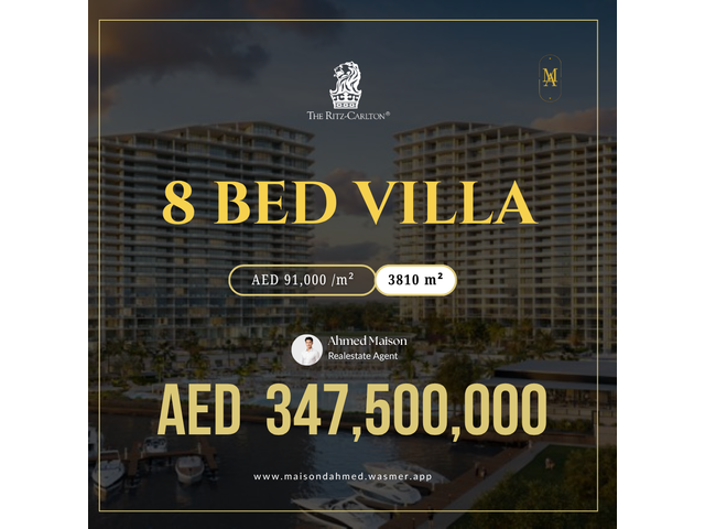 8 BED 347.5 M Villa