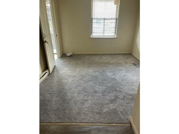 Carpeted floor