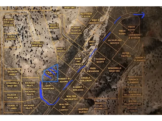 Access via dirt road