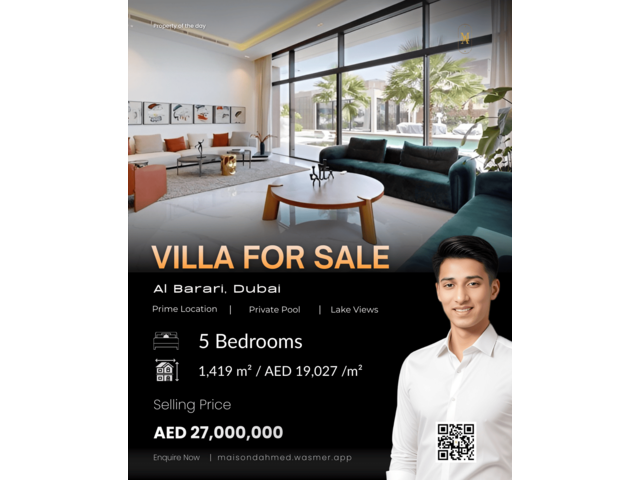 5bed villa for sale dubai