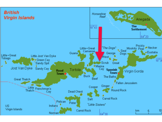 Map of bvi
