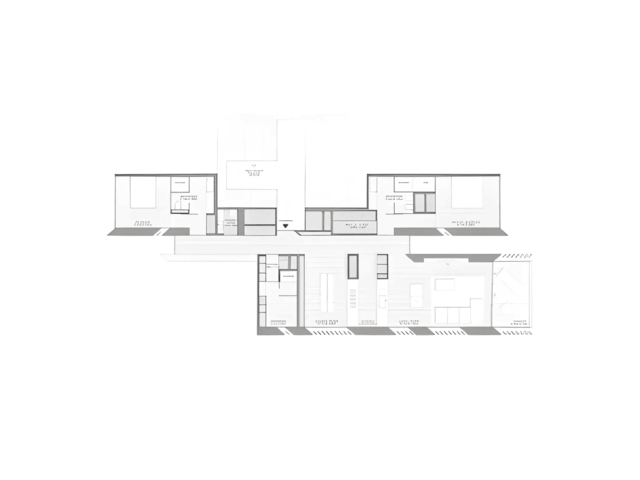 2bhk apartment, floor pla