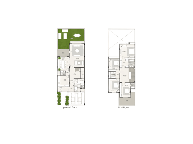 5bhk townhouse floor plan
