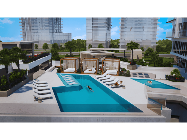 rooftop penthouse, pool