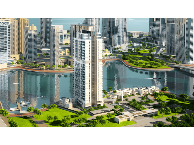 mansion and apartments