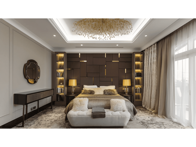 Luxury bathroom interior