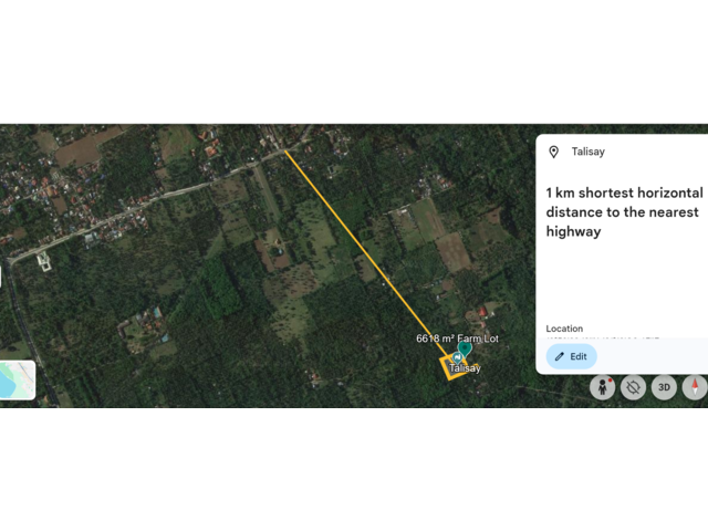 Horizontal line distance 