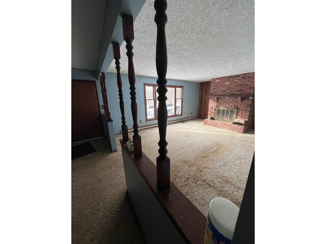 Fireplace in living room