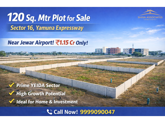 120 Sq. Mtr. Plot Image.