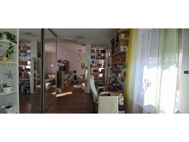 Built in mirror closet 