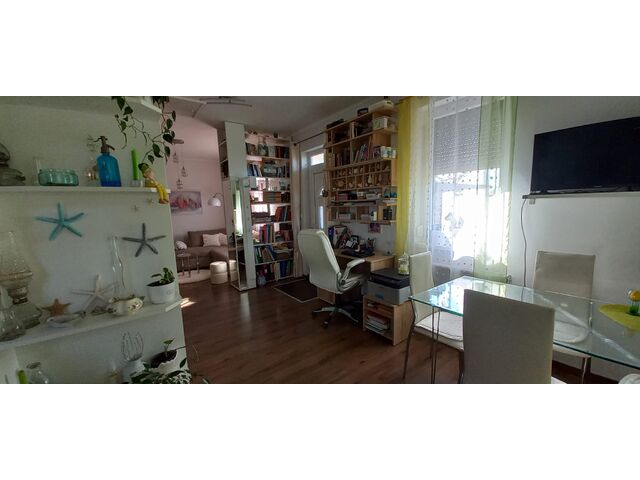 Office and dining area