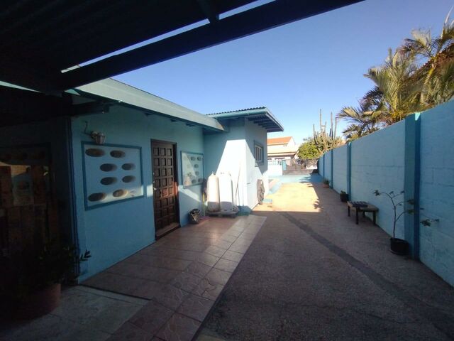 Outside