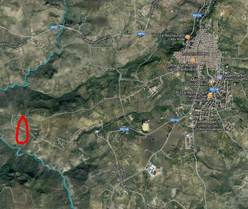 Land in Sicily Arcuri Cda Butera (Italy, Sicilia, Cianciana) List